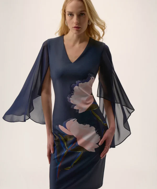 Joesph Ribkoff 254734 Floral Bodycon Dress