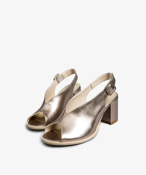 NeroGiardini Block Heel Open Toe Sandal
