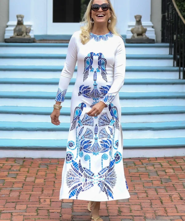 CK Bradley Ashton Long Sleeve Maxi Dress
