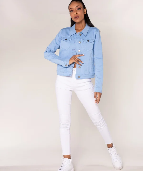 Nina Carter J212 Slim Fit Denim Jacket